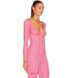 Cult Gaia | Laila Knit Top In Shell Pink | Sz S